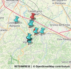 Mappa Via Kennedy, 41056 Savignano sul Panaro MO, Italia (4.84)