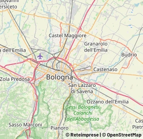 Mappa 40127 Bologna BO, Italia (5.976)