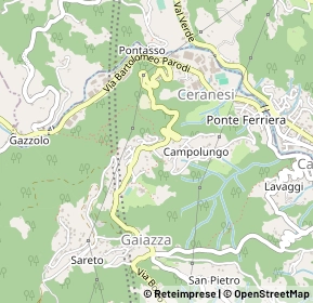 Mappa Via Gaiazza, 16014 Campomorone GE, Italia (0.41923)