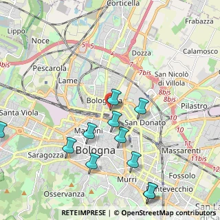 Mappa Via Sebastiano Serlio, 40128 Bologna BO, Italia (2.37)