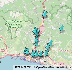 Mappa Salita Grasso, 16164 Genova GE, Italia (8.03)