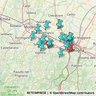 Mappa Via Antonio Gramsci, 40053 Valsamoggia BO, Italia (11.3135)