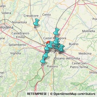 Mappa Via Paolo Nanni Costa, 40133 Bologna BO, Italia (7.87273)