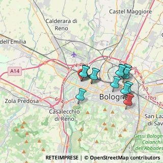 Mappa Via Decumana, 40133 Bologna BO, Italia (3.11615)
