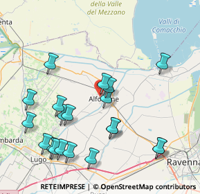 Mappa Via Carlo Cattaneo, 48011 Alfonsine RA, Italia (9.1915)