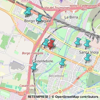 Mappa Via Luigi Capuana, 40132 Bologna BO, Italia (1.05727)