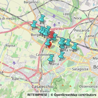 Mappa Via Luigi Capuana, 40132 Bologna BO, Italia (1.29188)