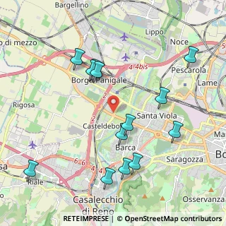 Mappa Via Luigi Capuana, 40132 Bologna BO, Italia (2.22077)
