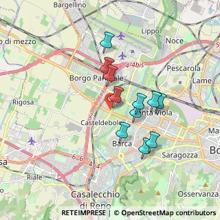 Mappa Via Luigi Capuana, 40132 Bologna BO, Italia (1.46909)