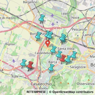 Mappa Via Luigi Capuana, 40132 Bologna BO, Italia (1.84267)