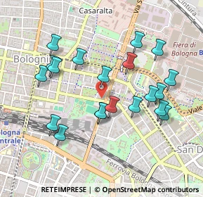 Mappa Dopolavoro Ferroviario, 40128 Bologna BO, Italia (0.4735)