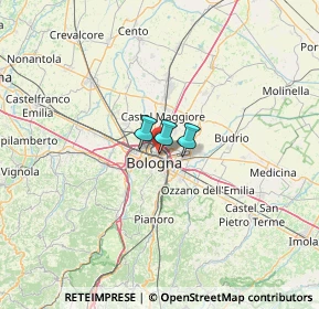 Mappa Dopolavoro Ferroviario, 40128 Bologna BO, Italia (48.54444)