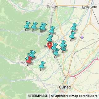 Mappa , 12022 Busca CN, Italia (6.68235)