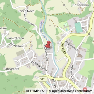 Mappa Via Ronconovo, 33, 43041 Bedonia, Parma (Emilia Romagna)
