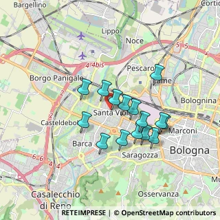 Mappa Variante SS9, 40011 Bologna BO, Italia (1.45867)