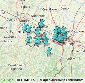Mappa Via Circonvallazione Nord, 40053 Valsamoggia BO, Italia (9.814)