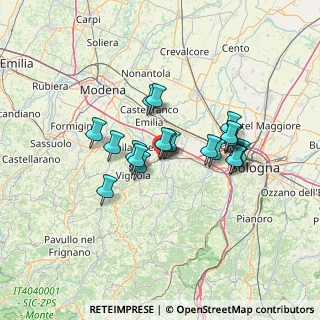 Mappa Via Circonvallazione Nord, 40053 Valsamoggia BO, Italia (10.5885)
