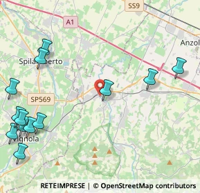 Mappa Via Circonvallazione Nord, 40053 Valsamoggia BO, Italia (6.46667)