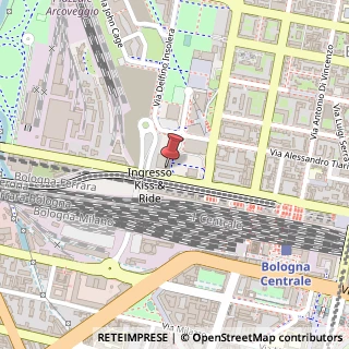 Mappa Via de' Carracci, 69/2, 40129 Bologna, Bologna (Emilia Romagna)