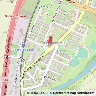 Mappa Via Enrico de Nicola, 1, 40132 Bologna, Bologna (Emilia Romagna)