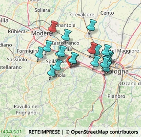 Mappa Via Contessa Matilde, 40053 Valsamoggia BO, Italia (11.323)