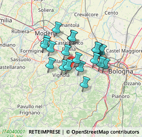 Mappa SP 569, 40053 Valsamoggia BO, Italia (10.086)