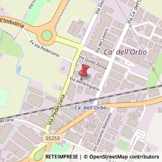 Mappa Via dell' Artigiano, 1, 40055 Castenaso, Bologna (Emilia Romagna)