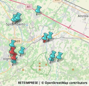 Mappa Via P. Togliatti, 40053 Valsamoggia BO, Italia (4.90533)