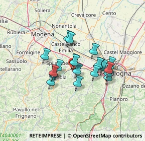 Mappa Via P. Togliatti, 40053 Valsamoggia BO, Italia (10.1605)