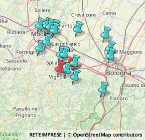 Mappa Via P. Togliatti, 40053 Valsamoggia BO, Italia (13.27111)