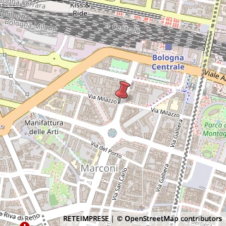 Mappa Via Giovanni Amendola, 4, 40121 Bologna, Bologna (Emilia Romagna)