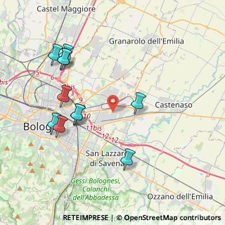 Mappa Via dell'Incisore, 40138 Bologna BO, Italia (4.36909)
