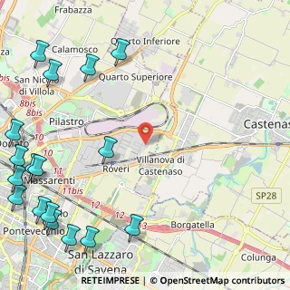Mappa Via Enea Stefani, 40138 Bologna BO, Italia (3.57765)