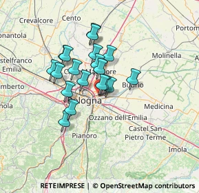 Mappa Via dell'Elettricista, 40138 Bologna BO, Italia (10.26316)