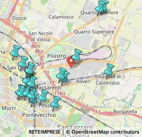 Mappa Via dell'Elettricista, 40138 Bologna BO, Italia (2.58)