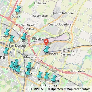 Mappa Via dell'Elettricista, 40138 Bologna BO, Italia (3.40667)