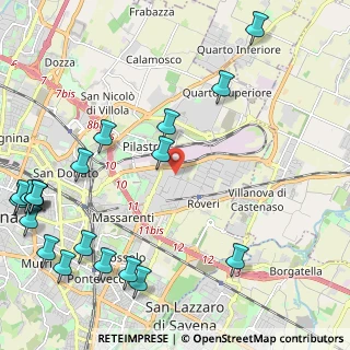 Mappa Via dell'Elettricista, 40138 Bologna BO, Italia (3.1405)