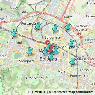 Mappa Via Antonio Gramsci, 40121 Bologna BO, Italia (1.6525)