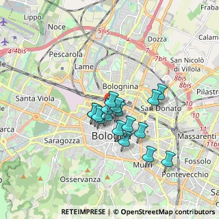 Mappa Via Antonio Gramsci, 40121 Bologna BO, Italia (1.28529)