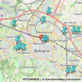 Mappa Via Antonio Gramsci, 40121 Bologna BO, Italia (2.72)