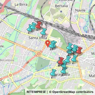 Mappa Via Bruno Monterumici, 40133 Bologna BO, Italia (1.027)