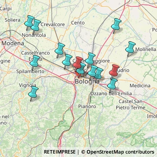 Mappa Via Costanzo Varolio, 40133 Bologna BO, Italia (14.99133)