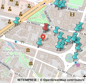 Mappa Via Don Giovanni Minzoni, 40121 Bologna BO, Italia (0.145)