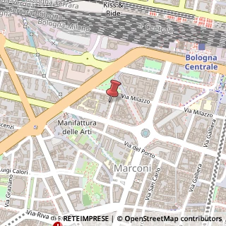 Mappa Via Fratelli Rosselli, 14, 40121 Bologna, Bologna (Emilia Romagna)