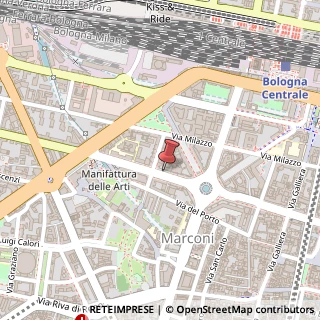 Mappa Via Don Giovanni Minzoni, 7/A, 40121 Bologna, Bologna (Emilia Romagna)