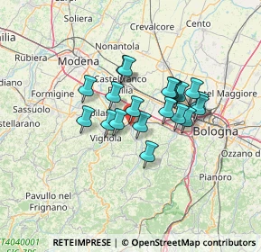 Mappa Via Augusto Zanasi, 40053 Valsamoggia BO, Italia (9.831)