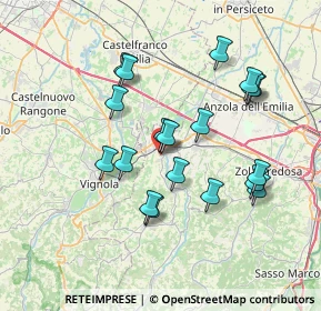 Mappa Via Augusto Zanasi, 40053 Valsamoggia BO, Italia (6.88737)