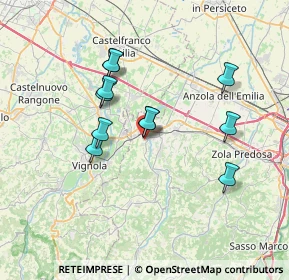 Mappa Via Augusto Zanasi, 40053 Valsamoggia BO, Italia (6.19727)