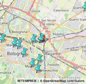Mappa Via Isabella Andreini, 40127 Bologna BO, Italia (2.4975)