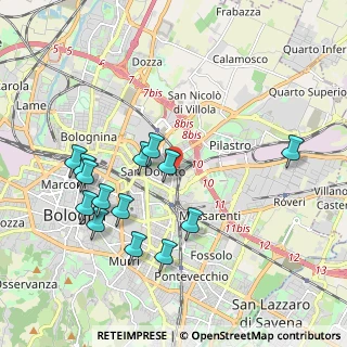 Mappa Via Isabella Andreini, 40127 Bologna BO, Italia (2.04643)